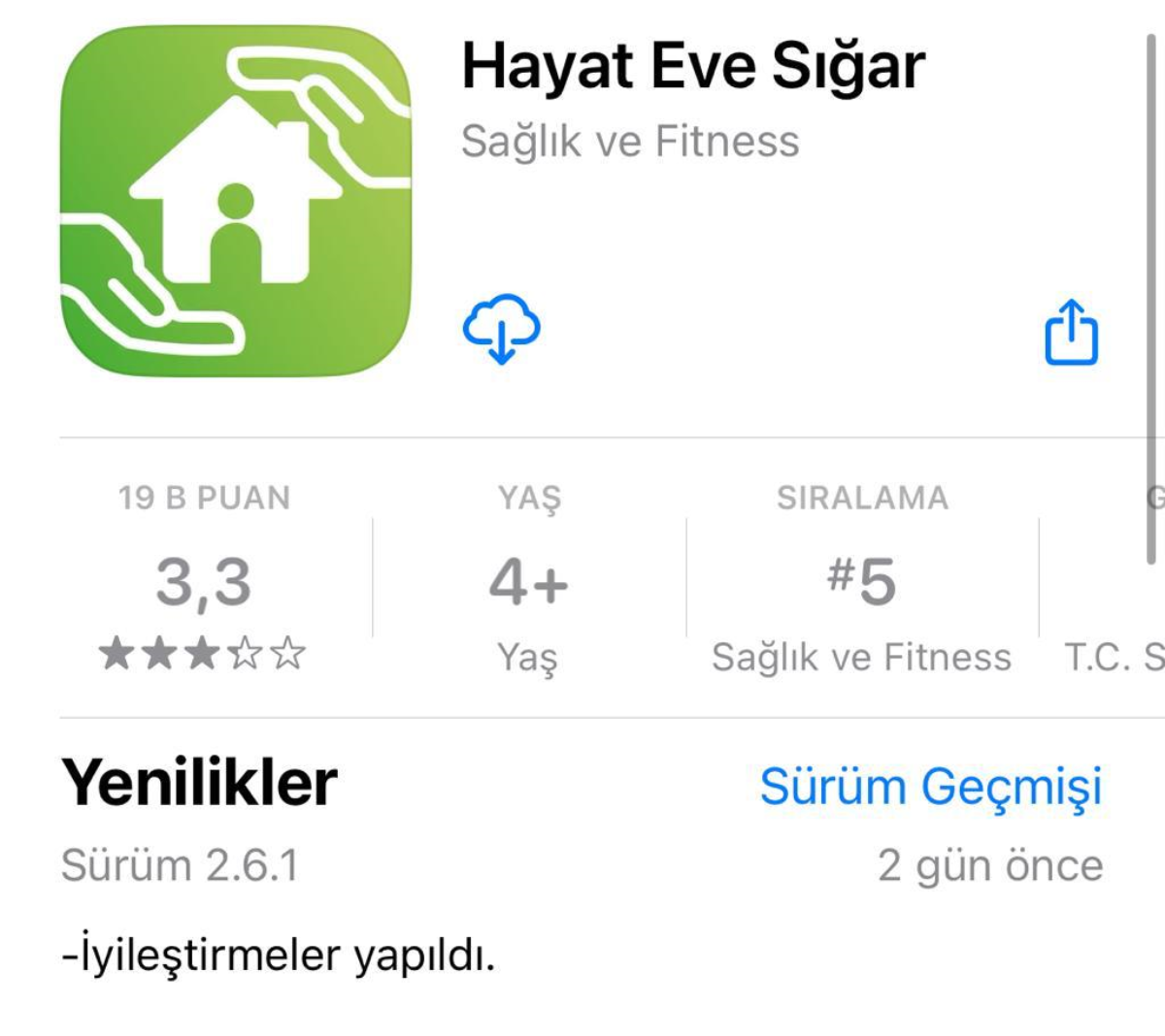 Hayat Eve Sığar uygulamasına 10 ay sonra güncelleme! Covid geri mi döndü?