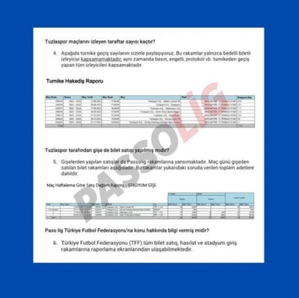 Tuzlaspor'dan 'bilet' açıklaması!