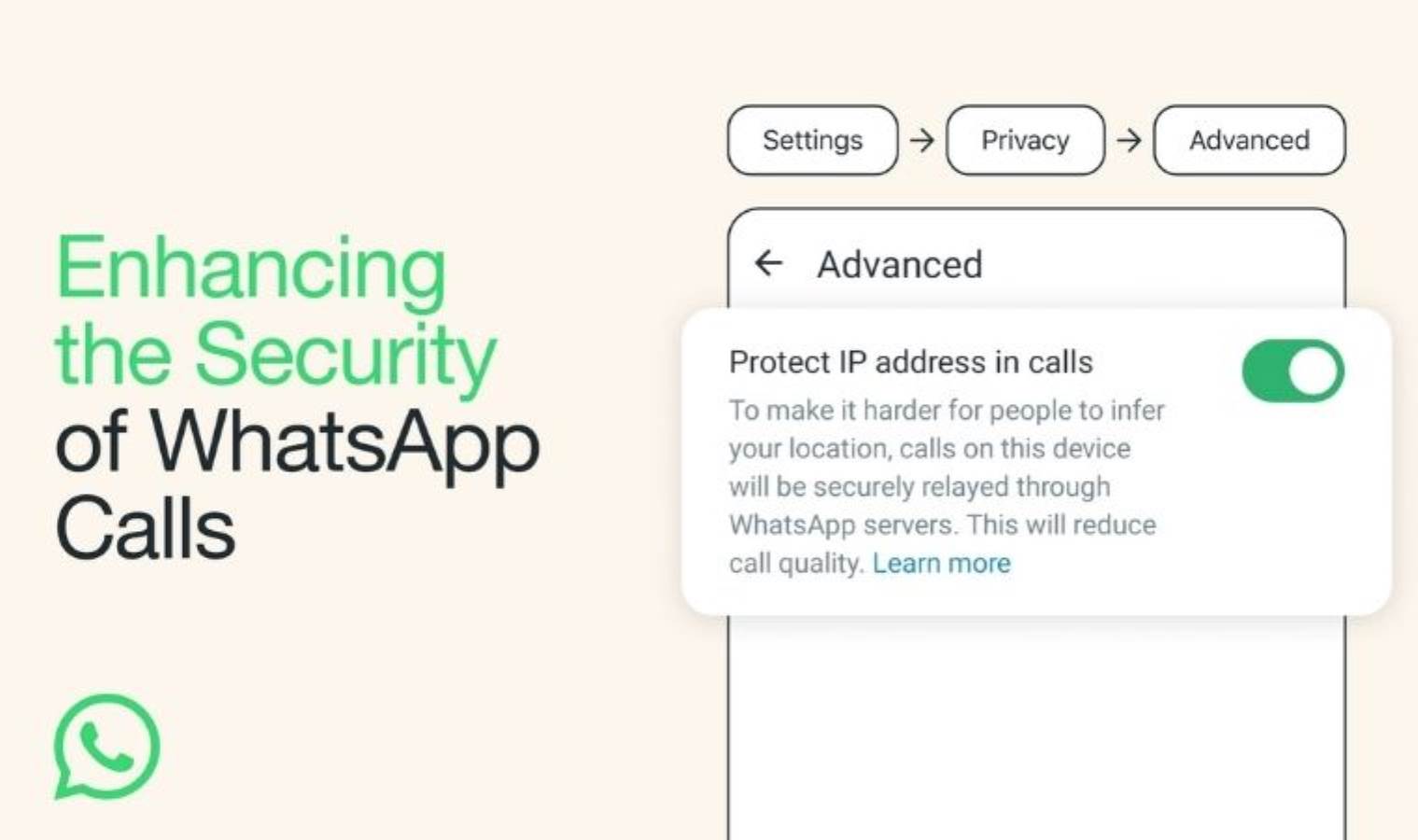 WhatsApp, IP adresinizi gizlemenize olanak sağlayacak