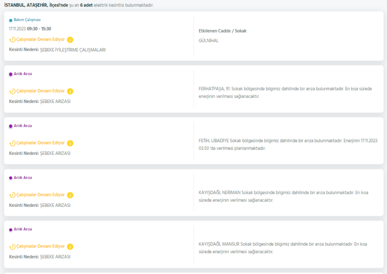 İstanbul'da 32 ilçede elektrikler kesilecek: 17 Kasım elektrikler ne zaman gelecek? Hangi ilçelerde elektrik kesilecek?