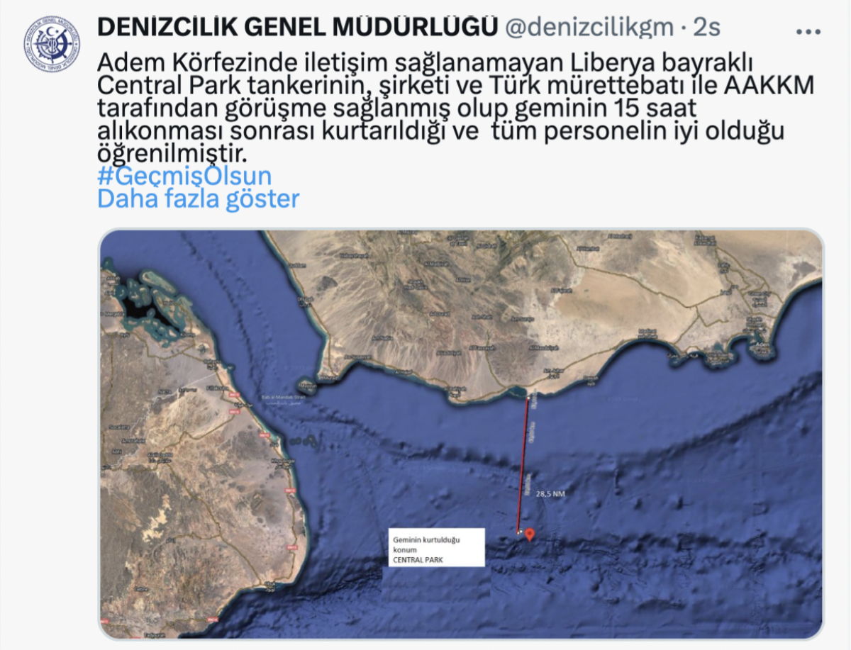 Son Dakika: Yemen'de kaçırılan ve içinde Türk denizcilerin de bulunduğu gemi kurtarıldı!