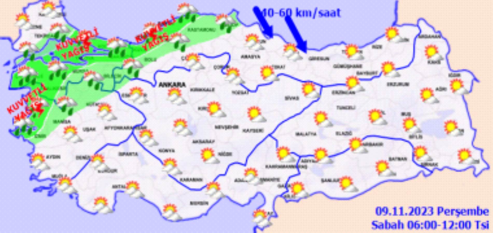 Meteoroloji açıkladı: 9 Kasım 2023 hava durumu raporu... Bugün ve yarın hava nasıl olacak?