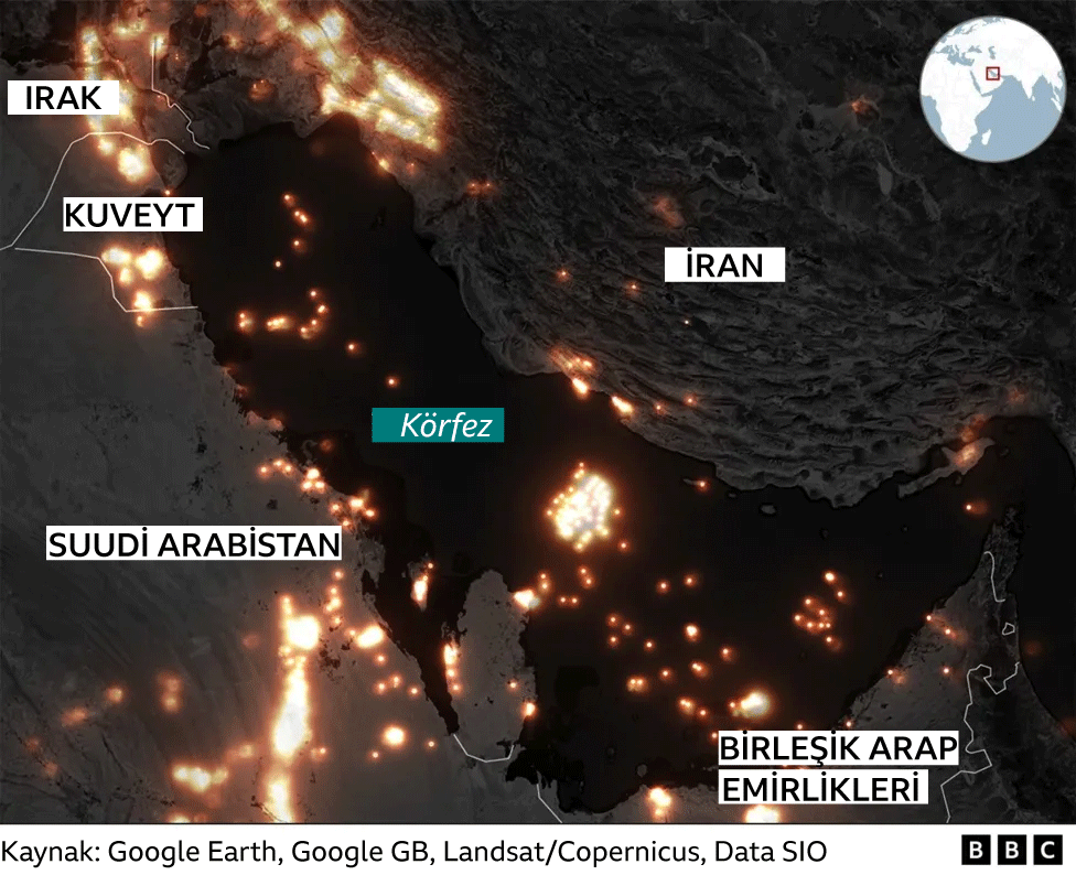 BBC araştırması: Petrol çıkarma sırasında ortaya çıkan zehirli gaz Orta Doğu'da milyonları riske atıyor