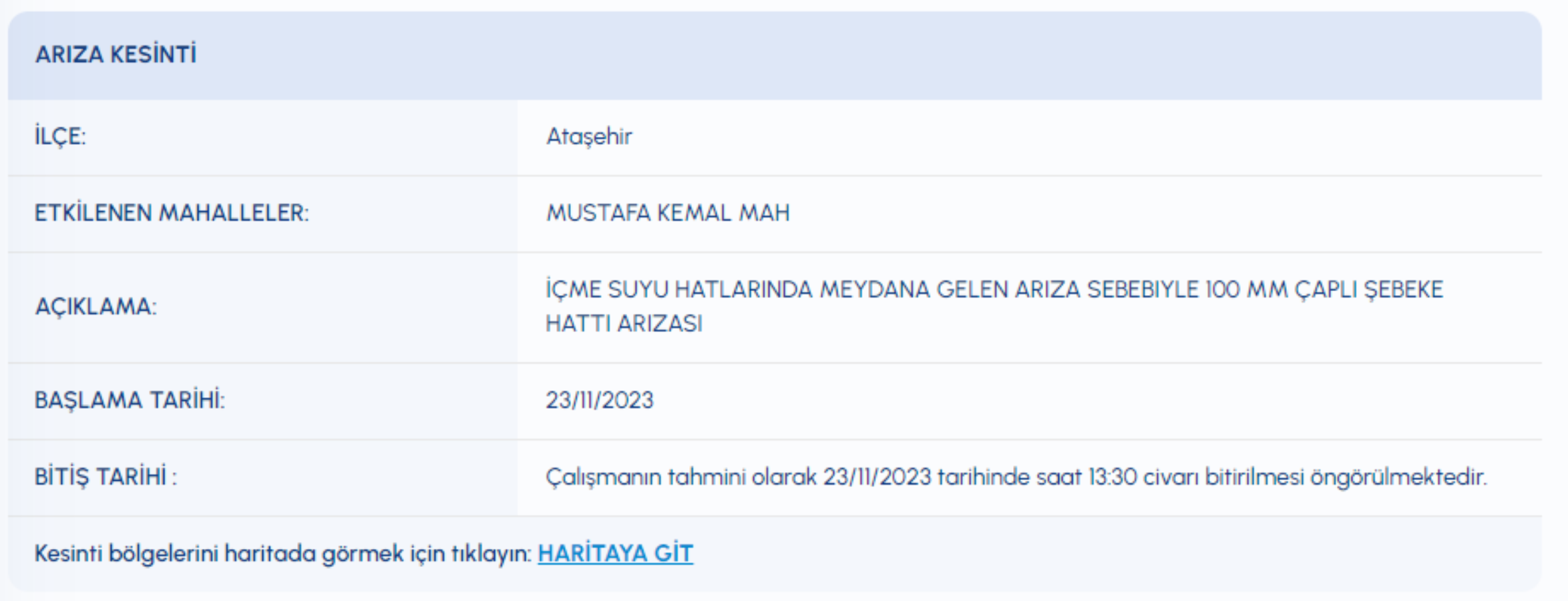 İstanbul'da 3 ilçede su kesintisi: 23 Kasım İstanbul'da sular ne zaman gelecek? Hangi ilçelerde su kesilecek?