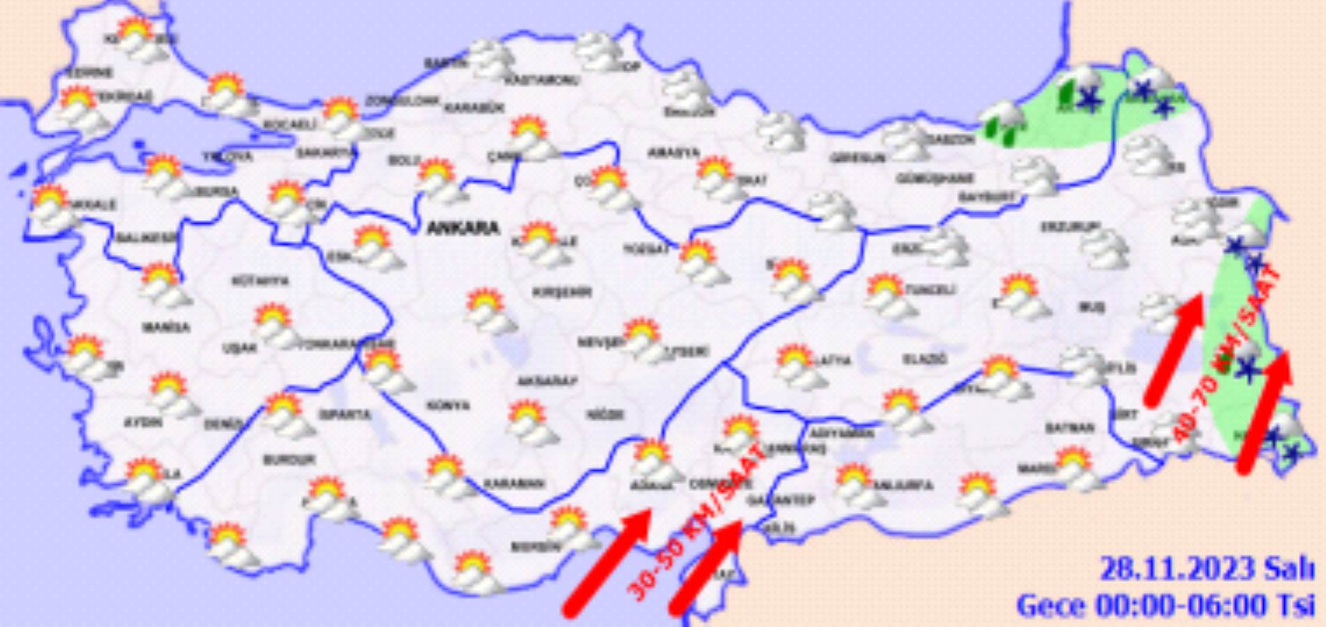 27 Kasım 2023 hava durumu raporu... Bugün ve yarın hava nasıl olacak? Kar yağışı bekleniyor mu?