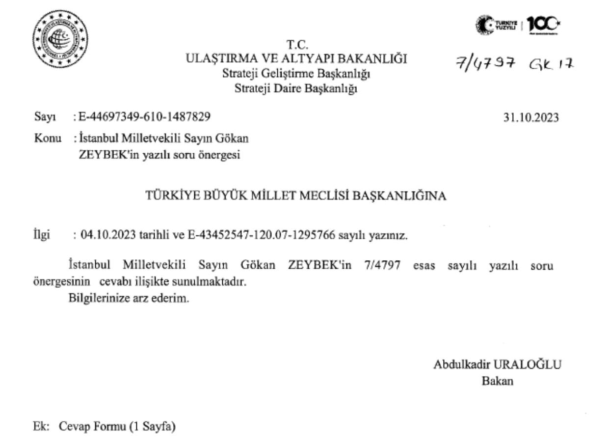 CHP'li Gökan Zeybek YHT zamlarını sordu, Bakanlık 'talep çok yüksek' dedi