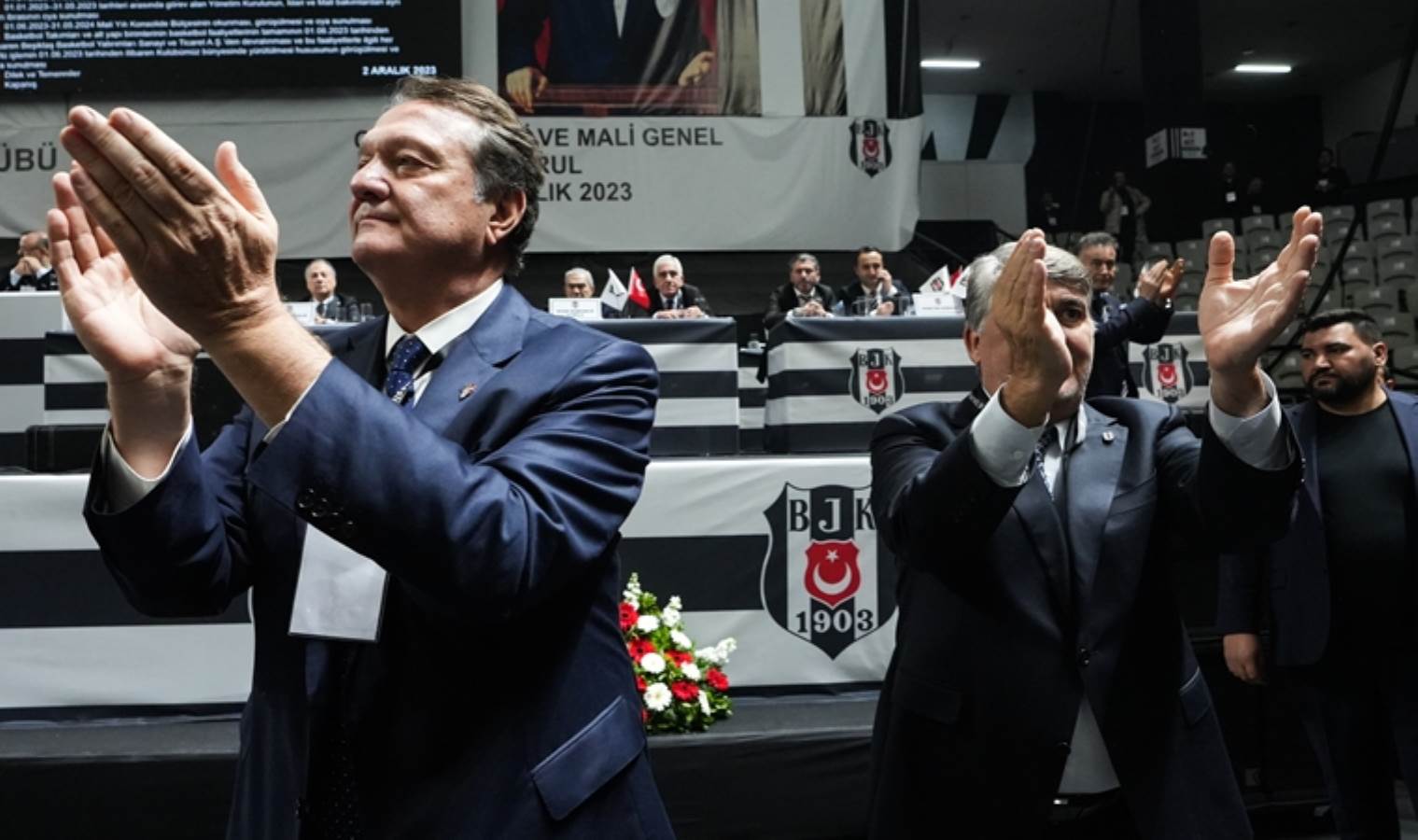 Beşiktaş'ta Hasan Arat mazbatasını aldı: 'Serdal Adalı ile görüştüm'