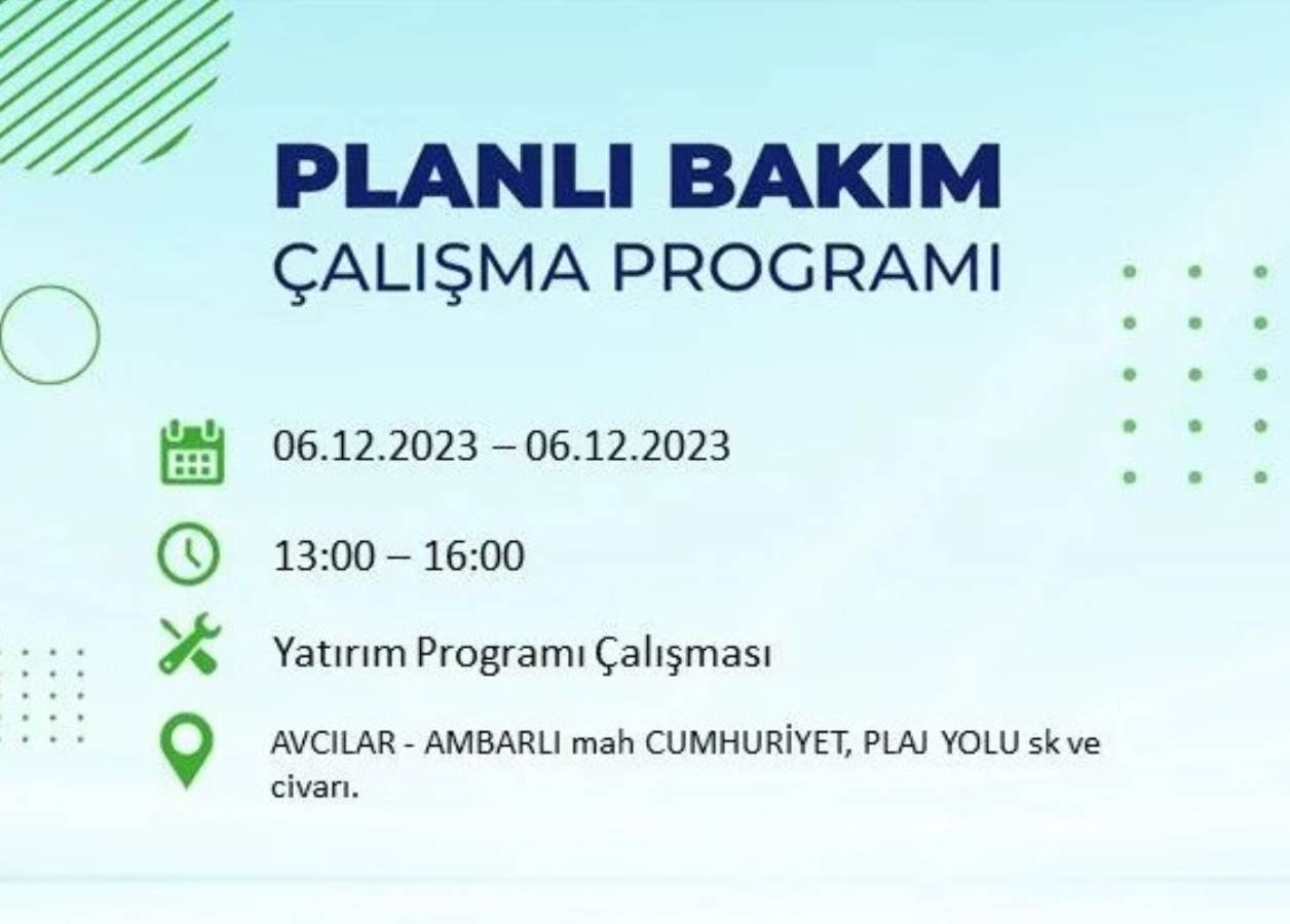 BEDAŞ duyurdu... İşte İstanbul'da bugün elektrik kesintisi yaşanacak ilçeler!