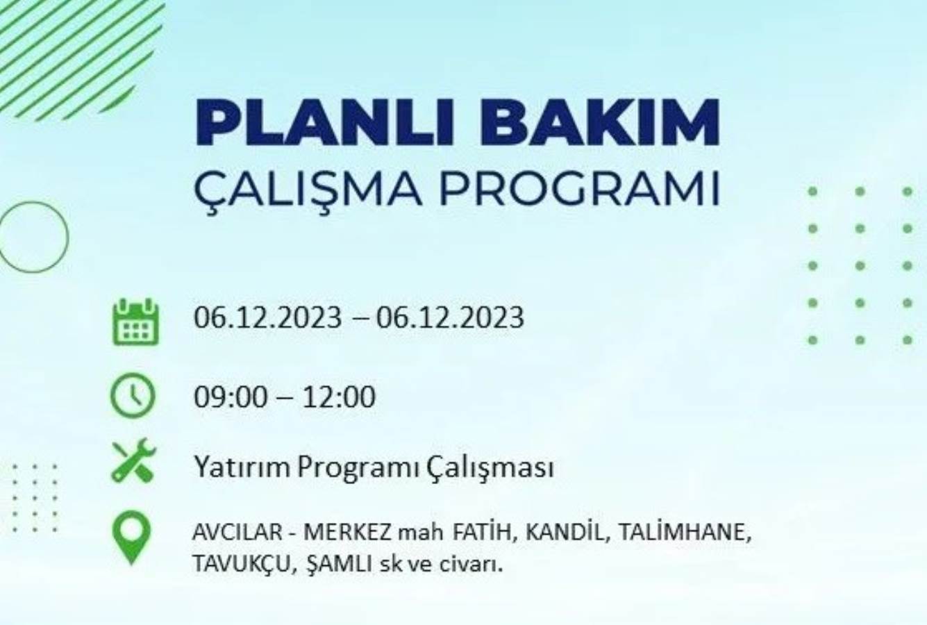 BEDAŞ duyurdu... İşte İstanbul'da bugün elektrik kesintisi yaşanacak ilçeler!