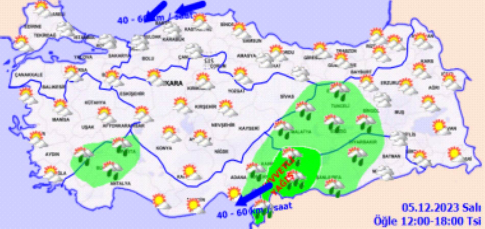 Meteoroloji açıkladı: 5 Aralık 2023 hava durumu raporu... Bugün hava nasıl olacak? Kar yağışı bekleniyor mu?