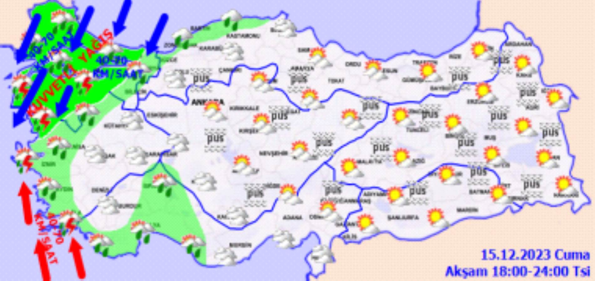 Meteoroloji açıkladı: 15 Aralık 2023 hava durumu raporu... Bugün hava nasıl olacak? İstanbul'a kar ne zaman yağacak?