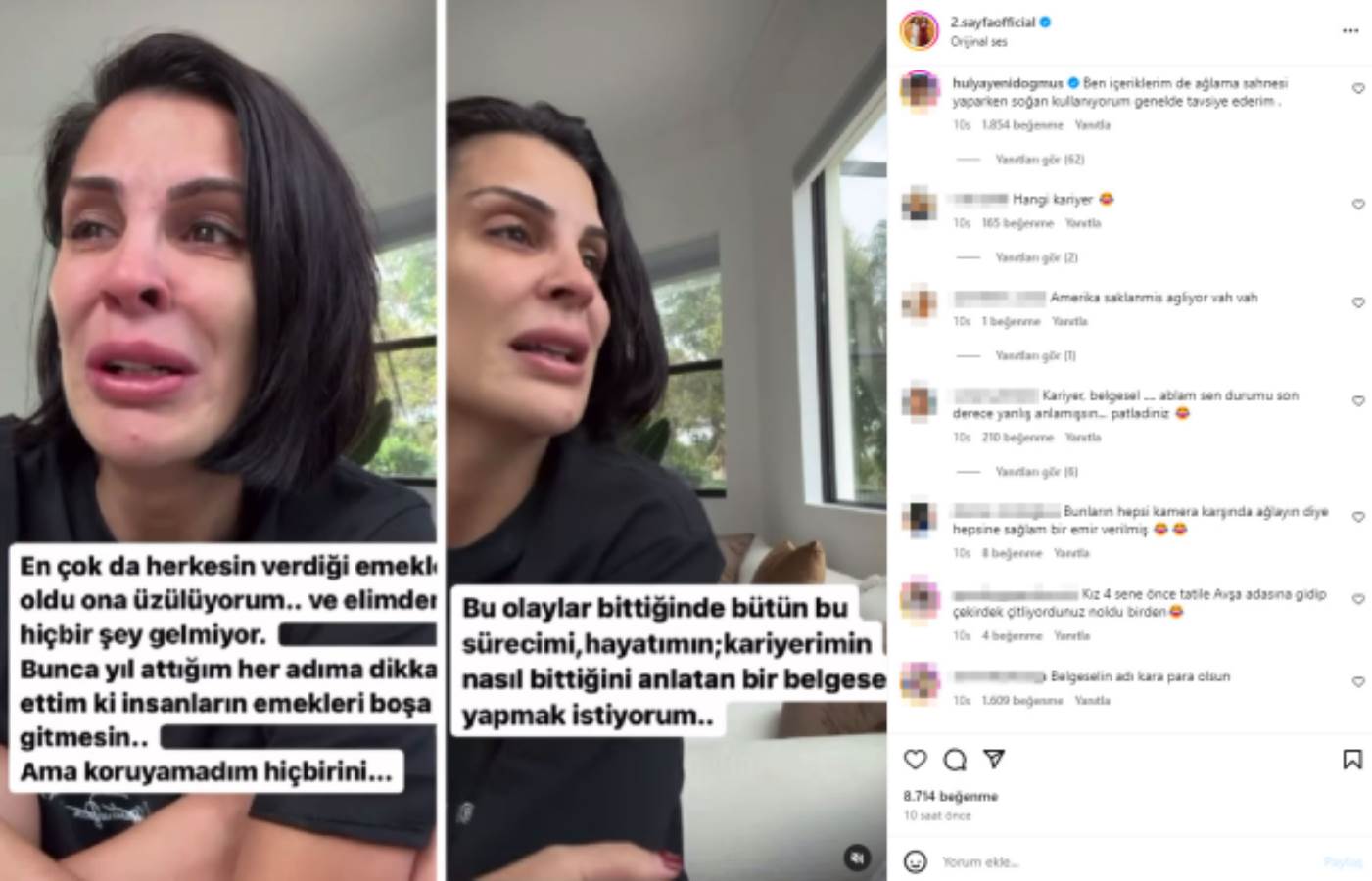 Mal varlığına el konulan Eylül Öztürk gözyaşlarına boğuldu: 'Kariyerimin nasıl bittiğini anlatan belgesel yapmak istiyorum'