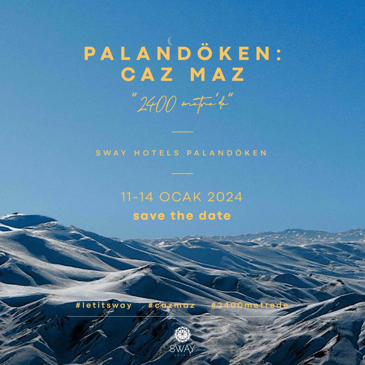 2 bin 400 metrede festival keyfi: Palandöken Caz Maz