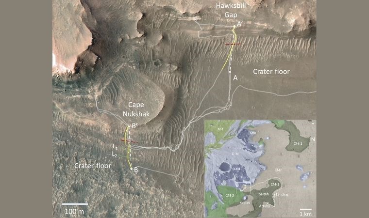 Mars'ta eskiden göl olduğu onaylandı; yaşamın izleri bulunacak mı?