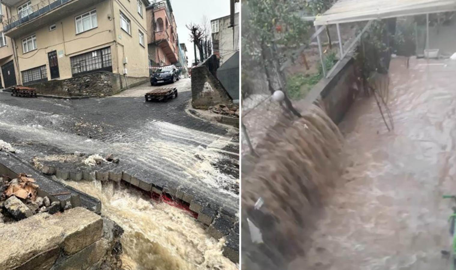 Ege, Akdeniz ve Marmara'yı fırtına vurdu: Deniz taştı, ağaçlar söküldü, çatılar uçtu...