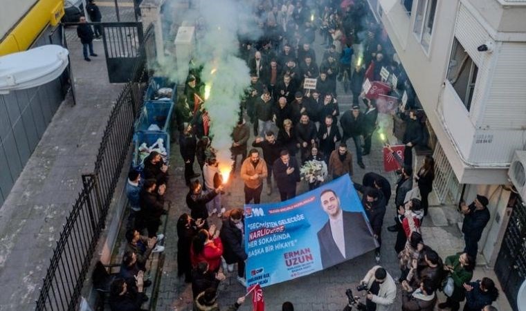 Narlıdere, başkan adayı Erman Uzun’u bağrına bastı