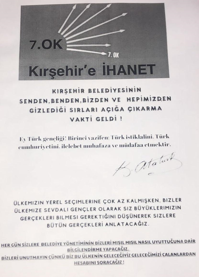 Kırşehir’de karanlık eller devrede: Yine seçim dönemi, yine algı operasyonu