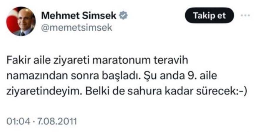 Mehmet Şimşek çok konuşulan 'fakir aile ziyareti' paylaşımını sildi - Son Dakika Türkiye Haberleri | Cumhuriyet