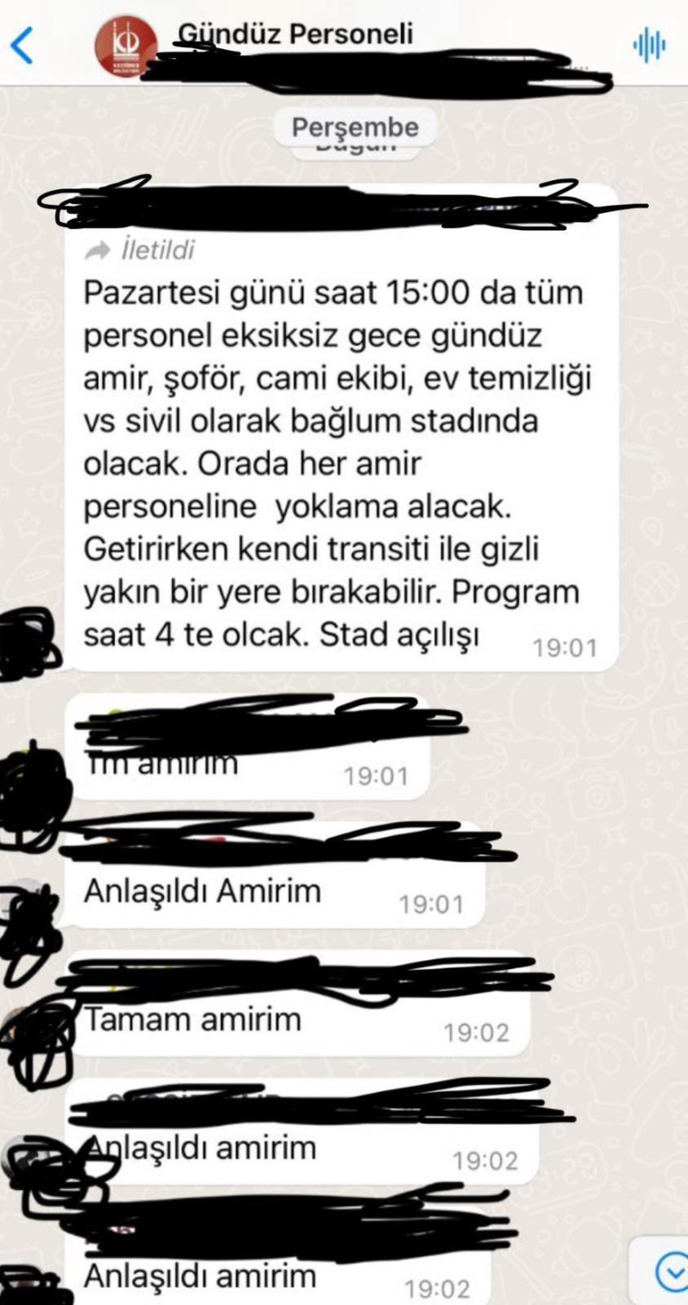 Altınok’un yapacağı açılışa Keçiören Belediyesi personelinin zorla götürüldüğü öğrenildi