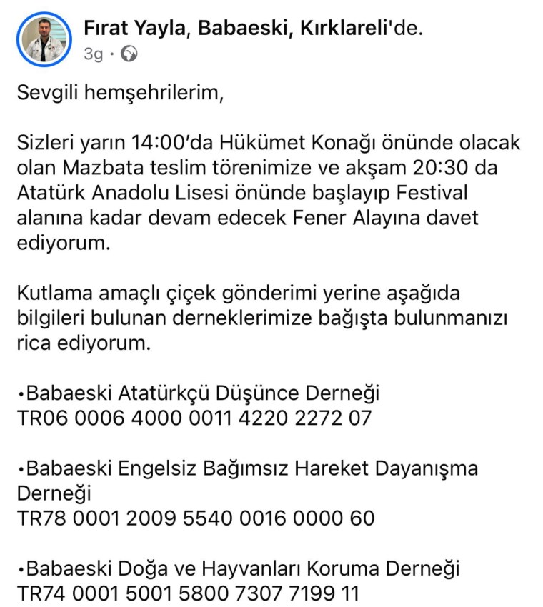 AKP'li başkanın ADD'ye bağış çağrısı yandaşları kızdırdı