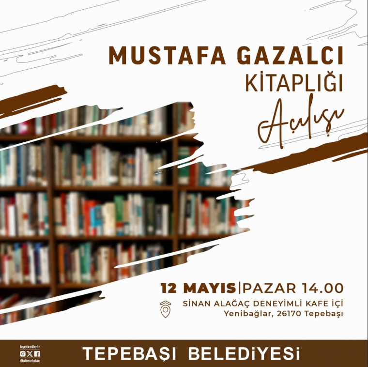 Tepebaşı’nda kültürel bir miras: Mustafa Gazalcı Kitaplığı açılıyor